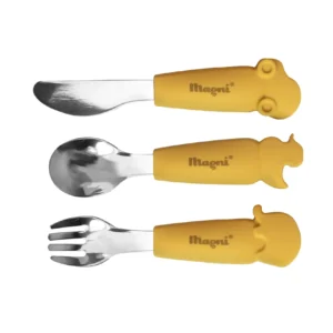 Talheres amarelo mel Magni 3 pçs