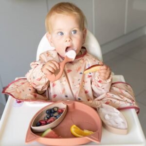 Prato com Ventosa Raposa – Silicone para Bebé | Tidy Tot
