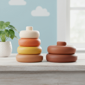 Silicone stacking tower