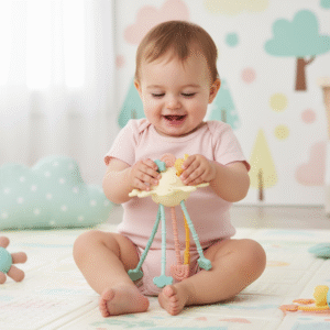 Activity Planet Banana – Brinquedo Montessori em Silicone | +6 Meses