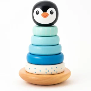 Blue Penguin Stacking Tower