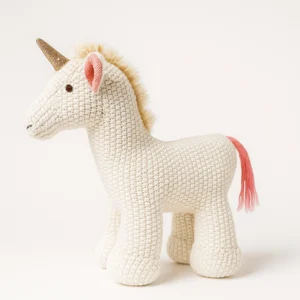 Knitted Unicorn with Details