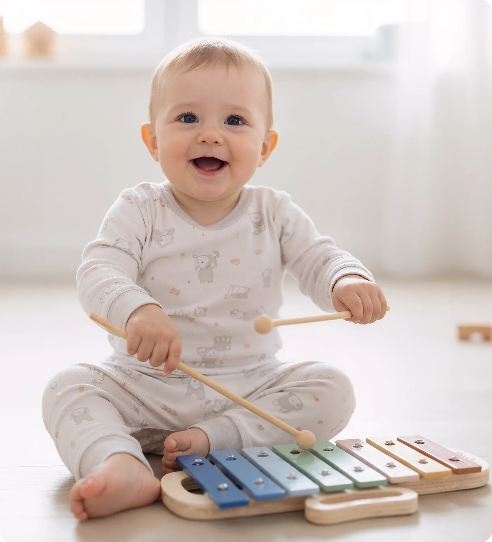 Xilofone Infantil em Metal e Madeira - Image 2