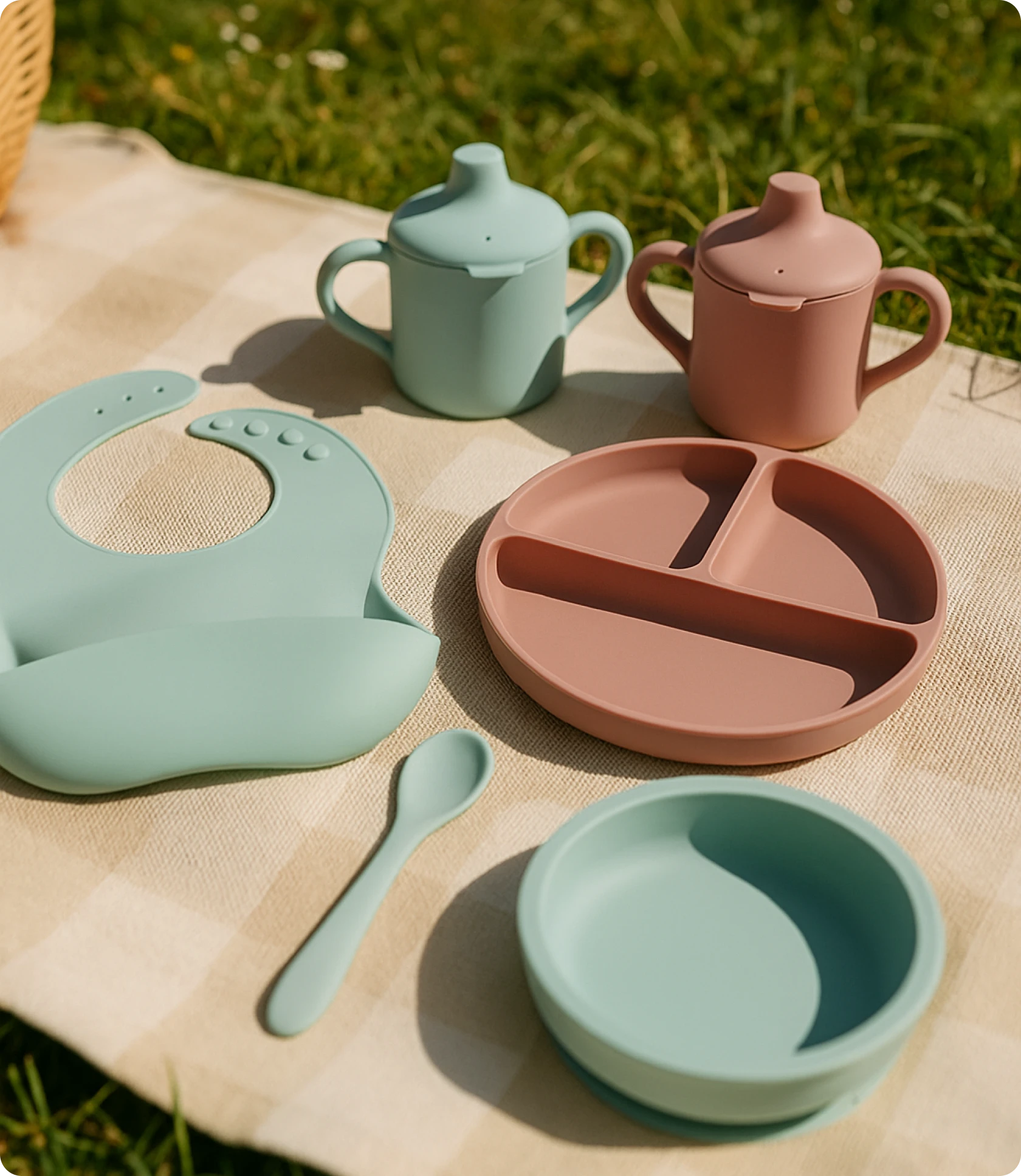 Conjunto de Refeição em Silicone ChoO