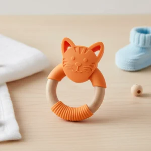 Mordedor em Madeira FSC e Silicone