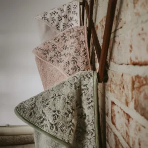 Toalha de Banho com Capuz para Bebé - Creme