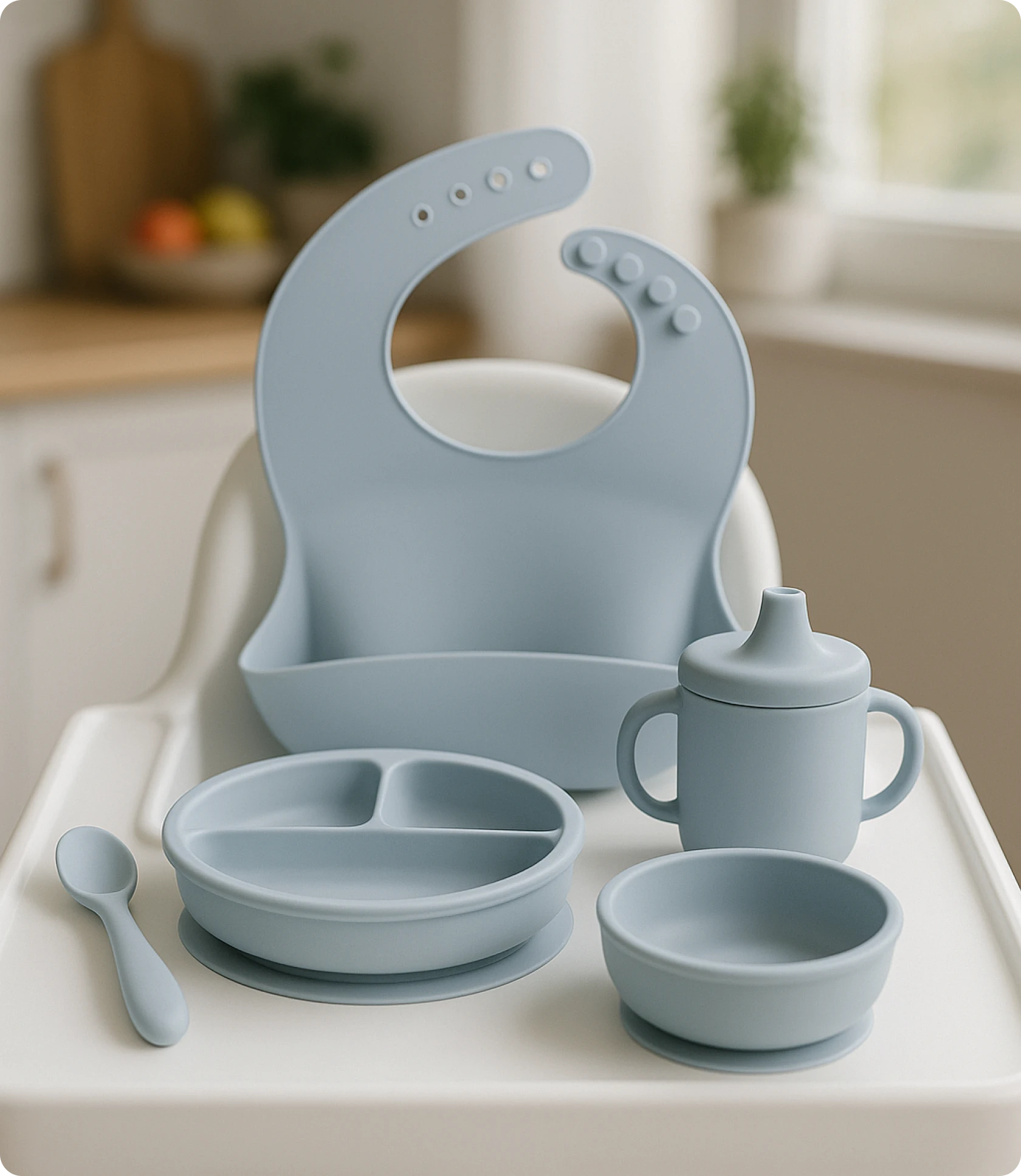 Conjunto de Refeição em Silicone ChoO - Imagem 7