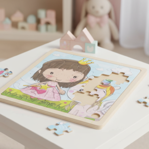 Princess and Unicorn Wooden Puzzle