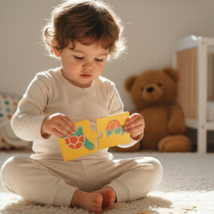 Moms and Babies 2 Piece Puzzle - Matching and Counting Game