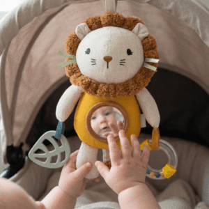 Little Lion, for Baby - Sensory toy with teether