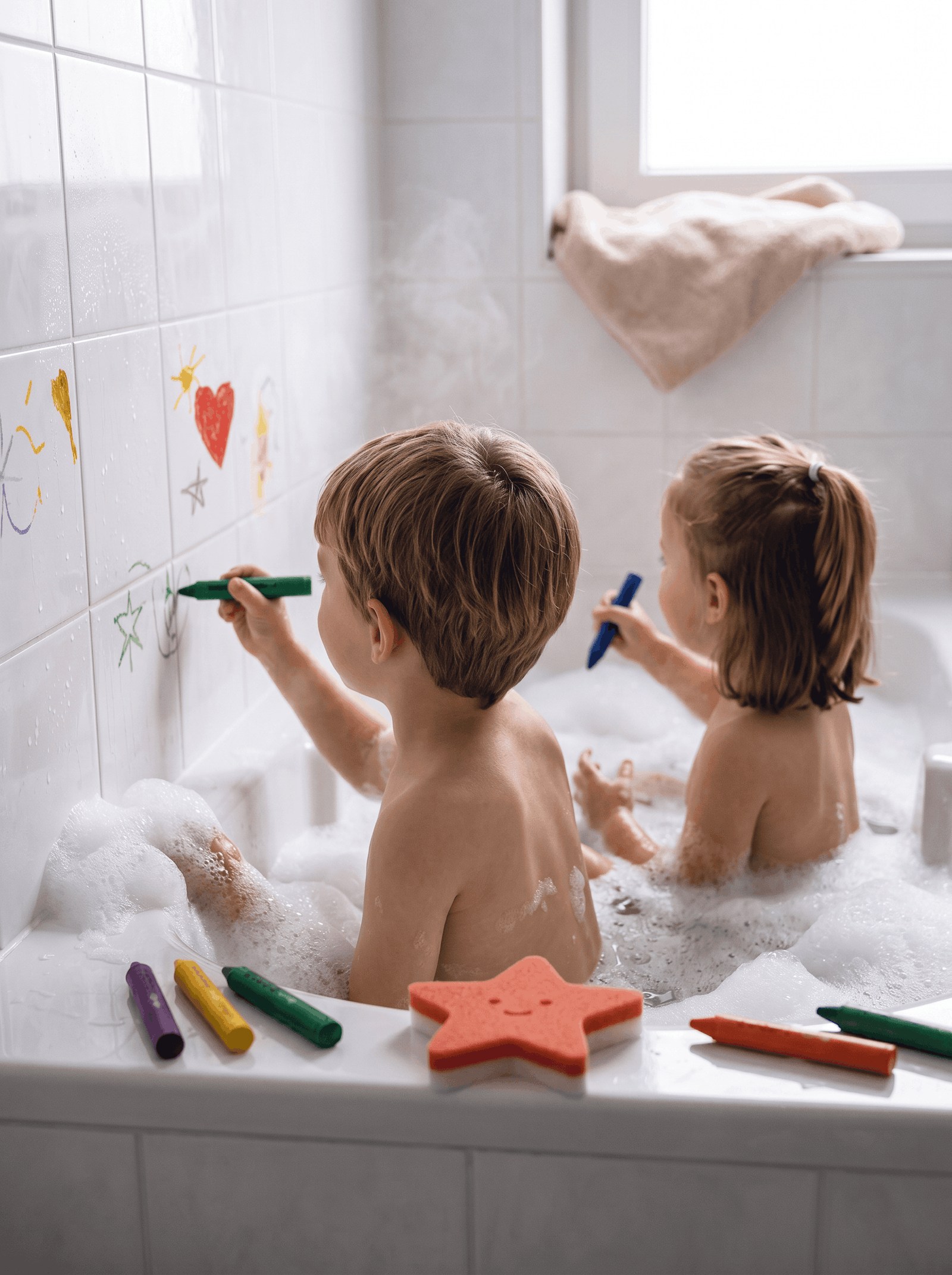 Lápis de Banho para Crianças – Desenhar na Banheira