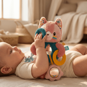 Jeanne Gata Multi-Atividades com Espelho – Brinquedo Sensorial