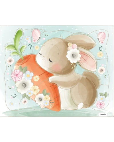 cardboard bunny puzzle