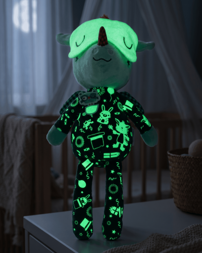Joe Plush Glow - Glow-in-the-Dark Plush Toy for Kids